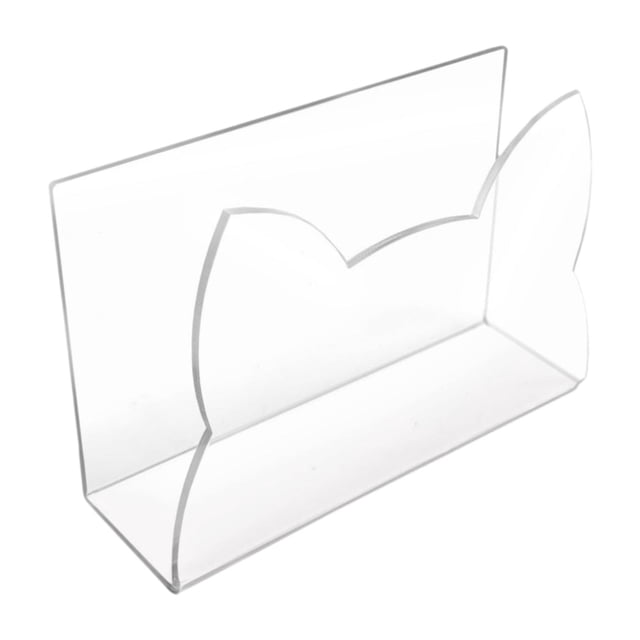 Organizador Del Organizador de Acrílico Fácil de Usar con Letras de Acceso Modernas Es Breve para La Encimera de La Factura Del