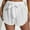 White pants for women, variant on up to 60% off Gifts Usmixi Womens Elastic Waist Shorts Summer Soft Cotton Linen Irregular Short Pants Casual Solid Loose Shorts with Belt White s