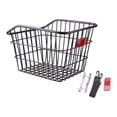 thumbnail image 1 of Cesta de almacenamiento trasera para bicicleta de metal sin tapa, cesta de carga, construcción robusta, gran capacidad, accesorios para bicicletas de, 1 of 8