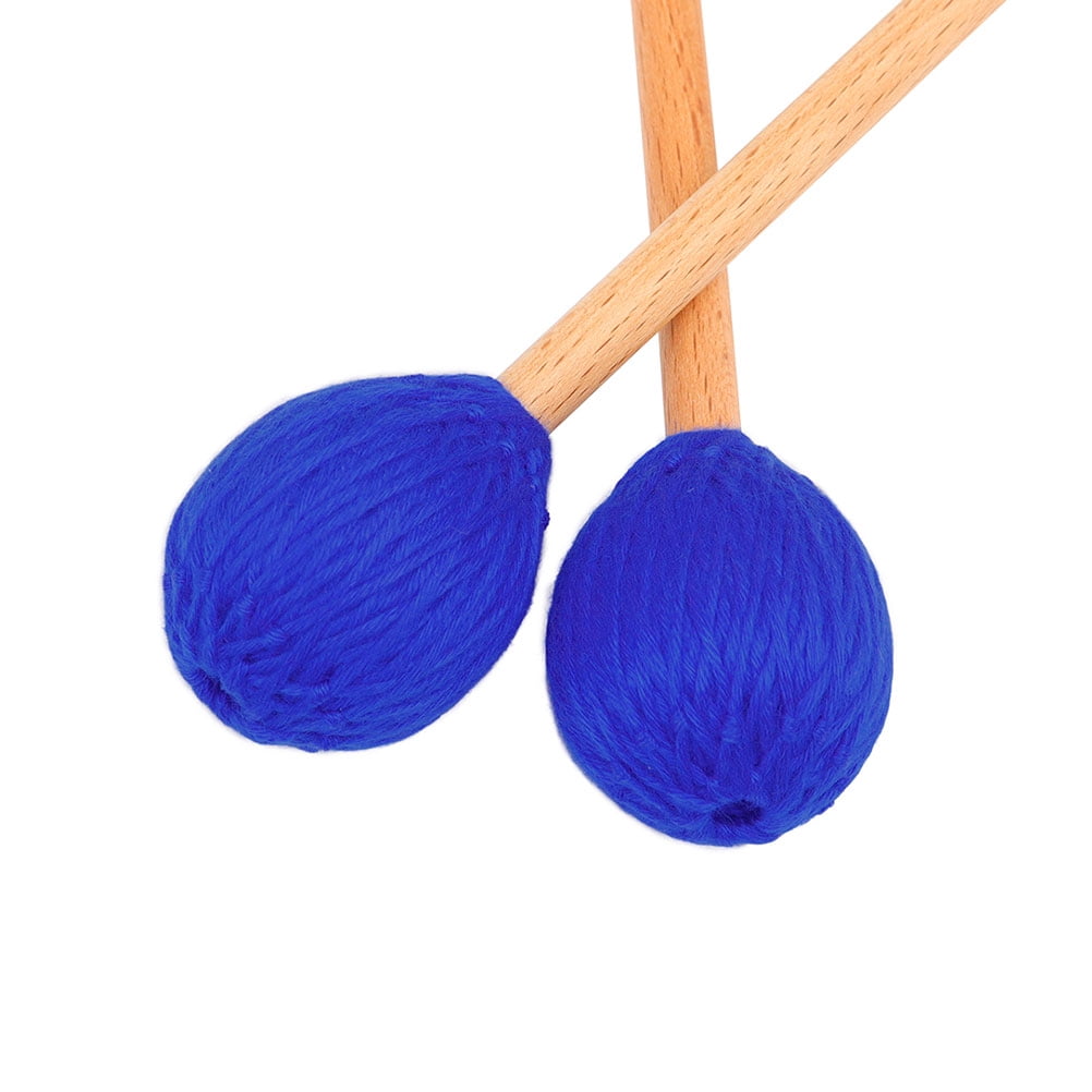 FESTFENDS Percussion Sticks Blue Wool Acrylic 1 Pair 16.5x1.4x1.4in