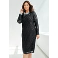 thumbnail image 5 of Jessica London Women's Plus Size Stretch Lace Shift Dress, 5 of 5