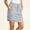c01Gray, variant on Women High Waisted Elastic Waisted Hiking Cargo Skort Skirt Lightweight Workwear Running Skirt Casual Half Body Skirt With Pockets Black S