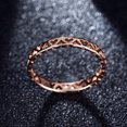 thumbnail image 2 of Femmes Filles Minuscule Coeur Creux Engagement Promesse Filigrane Anneau, 2 of 5