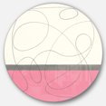 thumbnail image 1 of Designart 'GeometricNeapolitan I' Geometric Metal Circle Wall Art - Disc of 36, 1 of 5