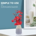 thumbnail image 5 of GOOHOCHY 5Pcs Red Simulation Flower Decor For Wedding Party Homeowners Lifelike Artificial Wintersweet, 5 of 7