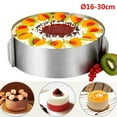 thumbnail image 2 of Pastry Circle Adjustable Utensil Simple Cake Mold Adjustable Cake Mold, 2 of 8