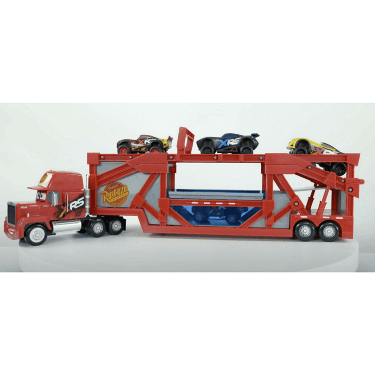 カーズ マックトラック マッドウォッシュ プレイセット Disney Pixar Cars: Mack Hauler Mudwash Playset with 4
