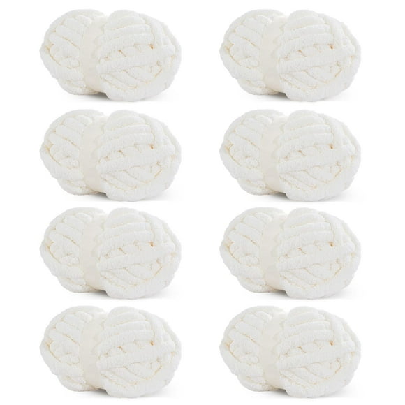 Hilo HOMBYS de chenilla gruesa para ganchillo y punto, 227 g