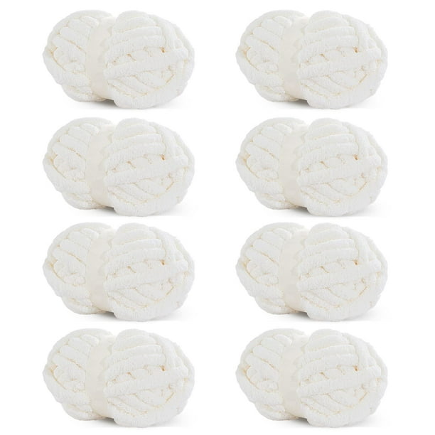 Hilo HOMBYS de chenilla gruesa para ganchillo y punto, 227 g