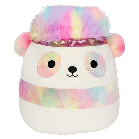 Squishmallows 16" Pearson the Rainbow Tie Dye Panda - Squishdoos - Plush