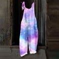 thumbnail image 5 of Iaqnaocc Jumpsuits For Women Plus Size Starry Sky Sleeveless Jumpsuits Rompers Casual Adjustable Strap Jumpsuits 2026 Trendy Overalls Light Purple S, 5 of 5
