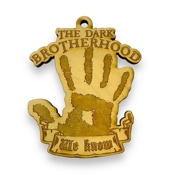 Ornament - We Know - Raw Wood 3x4in