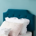 thumbnail image 4 of VECELO Height Adjustable Tufted Button Linen Upholstered Headboard for Twin Bed, Blue, 4 of 8