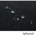 thumbnail image 5 of Textured Tablecloth Stain Resistant Waterproof and Wrinkle Resistant Washable Table Cloth, Fabric Table Cover for Dining Room and Outdoor Use, Rectangle 60 x 120 Inch, Black, 5 of 6