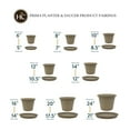 thumbnail image 6 of The HC Companies Prima Planter Round Plant Pot - Plastic, Drainage Holes - 8", Beige, 6 of 7
