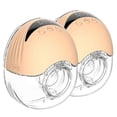 thumbnail image 1 of 2pcs Hands Free Breast Pump Wearable Electric Breast Pump Lightweight With Led Display 4 Modes & 12 Zekai, 1 of 4