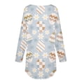 thumbnail image 5 of Pxiakgy Hauts de Pâques pour Femmes en Solde, Chemise à Manches Longues Imprimée Œuf de Pâques et Lapin Col Rond Décontracté Chandail en Molleton Printemps Pâques Lapin Œuf de Pâques Col Rond Ample Décontracté, 5 of 5