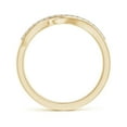 thumbnail image 2 of ANGARA Natural 0.34 Ct. Diamond Fashion Ring in 14K Yellow Gold for Women (Ring Size: 12), 2 of 9