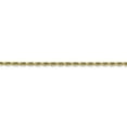 thumbnail image 3 of 10K Yellow Gold 2.25mm Diamond Cut Quadruple Rope Chain Anklet 10 Inch, 3 of 6