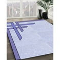 thumbnail image 2 of Ahgly Company Indoor Square Patterned Lavender Blue Area Rugs, 8' Square, 2 of 6