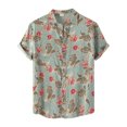 thumbnail image 1 of Hawaiian Shirt For Men, Men's Vintage Button Down Bowling Shirts Short Sleeve Summer Beach Shirt 2XL, 1 of 5