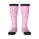 thumbnail image 1 of Fotbe Pink bows Calcetas Divertidas Estampadas para Hombre y Mujer, Calcetas de Algodón hasta la Rodilla para Caminar, Correr, Enfermería y Embarazo, 1 of 6