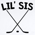 thumbnail image 2 of CafePress - Lil Sis Hockey Body Suit - Baby Light Bodysuit, Size Newborn - 24 Months, 2 of 4