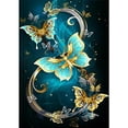 thumbnail image 1 of Peggybuy Oil Paint By Numbers Butterfly Coloring Picture Digital Drawing L487, 1 of 9
