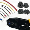 thumbnail image 3 of Cable Crimping Pliers, Cable Crimping Tool with 5 Interchangeable Jaws, Ratcheting Pliers, 3 of 5