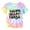 Blue, variant on Girls Tshirts Breathable Short Sleeve Crew Neck Letter Print Tee for Everyday Wear Girls Tops Blue 1 Years-2 Years