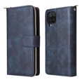 thumbnail image 2 of Feishell for Samsung Galaxy A12 (6.5 inch) Wallet Case for Women Men,Premium PU Leather Magnetic Clasp Zipper 9 Card Slots Folio Flip Holder Shockproof Purse Phone Case with Wrist Strap,Blue, 2 of 8