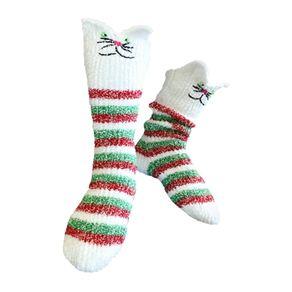 Slipper Socks for Women Soft Warm Fabric Fuzzy Thick Warm Cabin Grips Socks Winter Non Slip Warm Socks Womens Slipper Socks Christmas Socks Thick Socks