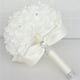 thumbnail image 4 of Ramo de boda colorido Minnieouse Materiales de bajo mantenimiento Flores Ramo de novia Decoración de boda Cinta roja rosa, 4 of 6