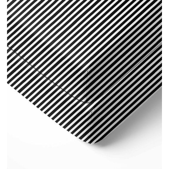 Bacati Pin Stripes Fitted Crib Sheet, Available in Multiple Colors