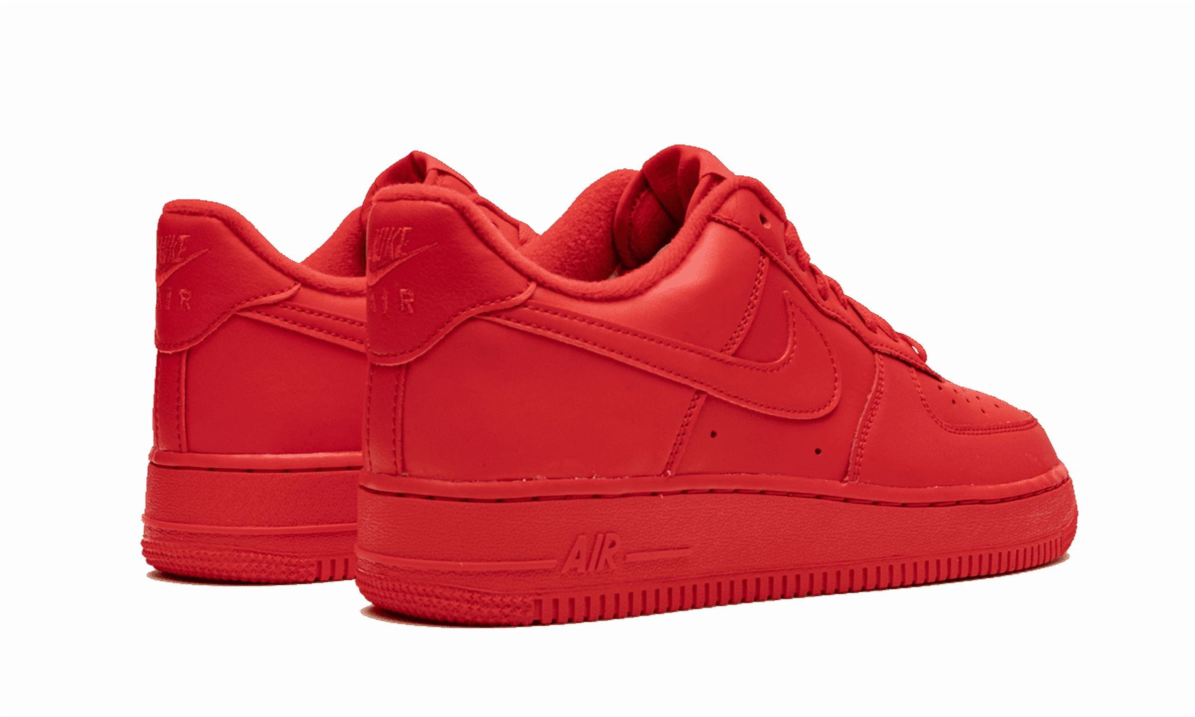 NIKE MENS Air Force 1 '07 LV8 "Triple Red" CW6999 600 from Stadium Goods