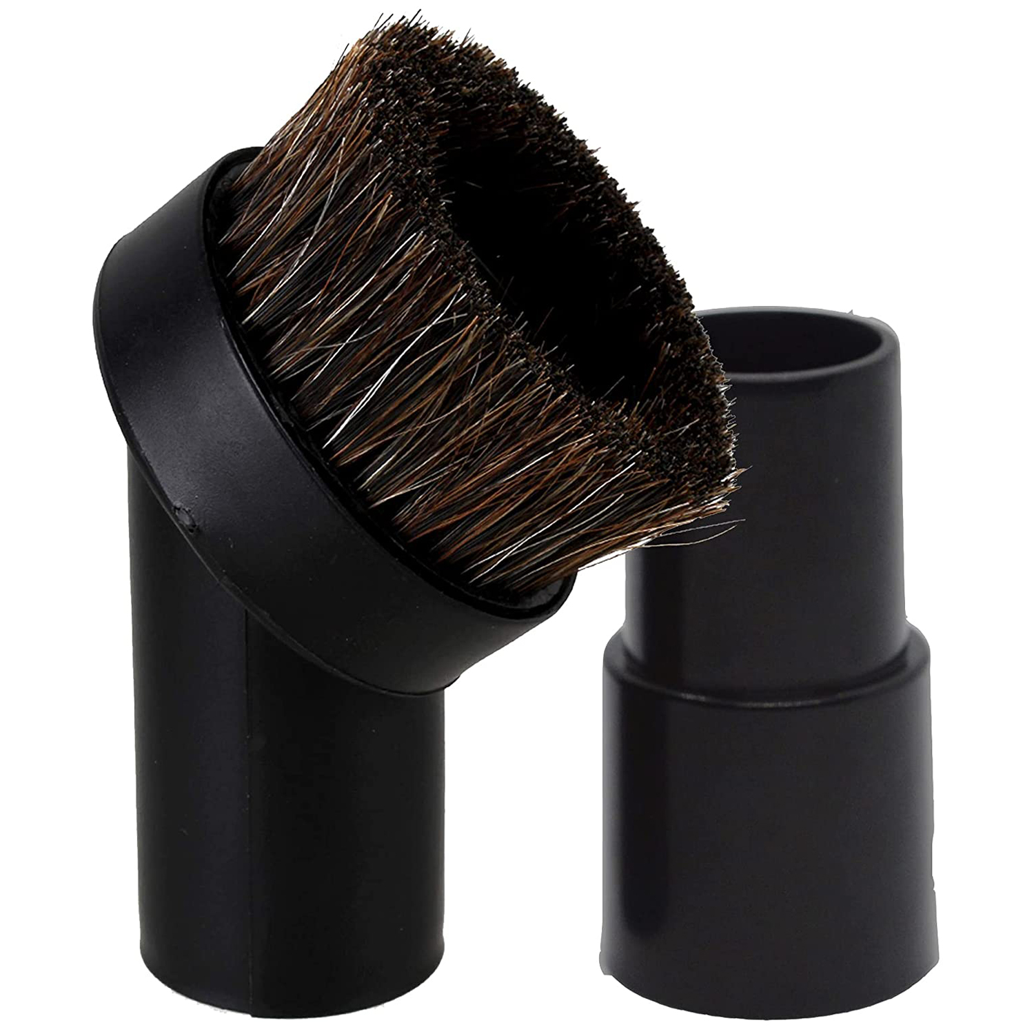Round Dust Brush 25mm Soft Horse Hair 1.25” Vacuum Attachment Replacement  with 1-1/4