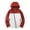 Red, variant on Snorda Mens Jacket Colour-Blocked Hooded Rain Jacket Waterproof Windproof Outerwear Jacket with Zipper Pockets Lightweight Loose Comfy Coat for Fall Winter Hiking Camping and Daily Wear