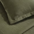 thumbnail image 7 of Superior Zenith Cotton Matelasse Bedspread Set, King, Olive Green, 7 of 7
