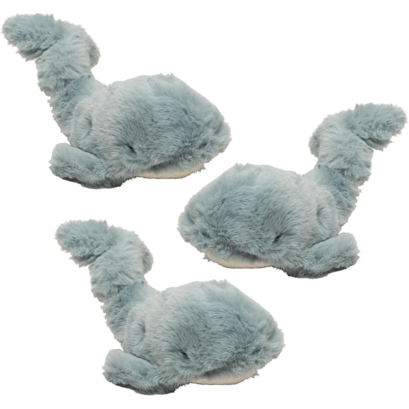 Juguete de Peluche para Perro HuggleHounds Mobie Ballenas Paquete de 3 Pequeñas