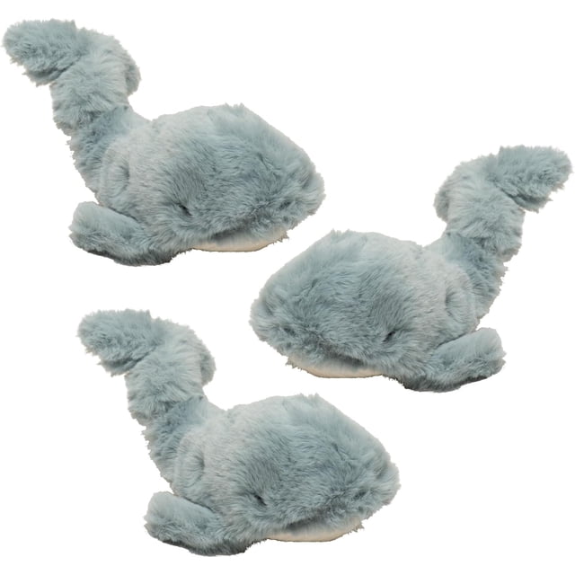 Juguete de Peluche para Perro HuggleHounds Mobie Ballenas Paquete de 3 Pequeñas