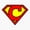 1pcs, variant on Letter C Super Initial Sticker