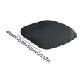 thumbnail image 2 of Stretchy Office Chair Seat Cover, XL Size in Black or Khaki, Washable Fleece Cushion Protector, 2 of 6
