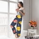 thumbnail image 5 of Fotbe Cute Puffer Fish Pantalones de Pijama para Mujer, Pantalones de Dormir, Pantalones Pj con Cordón y Bolsillos-Medium, 5 of 6