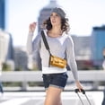 thumbnail image 4 of Nueva moda impermeable PVC gelatina bolso mujer bandolera mini cilindro bolso teléfono móvil, 4 of 7
