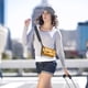 thumbnail image 4 of Nueva moda impermeable PVC gelatina bolso mujer bandolera mini cilindro bolso teléfono móvil, 4 of 7