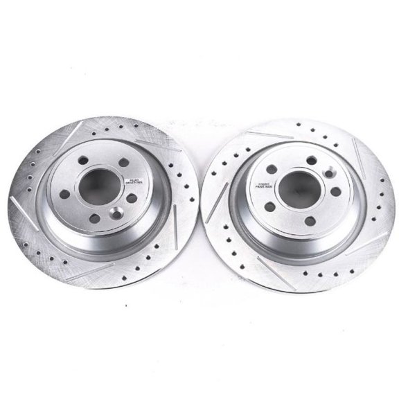Power Stop EBR1299XPR Evolution Drilled & Slotted Rotors -Rear
