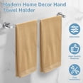 thumbnail image 6 of FUYGRCJ Towel Bar Retractable Stainless Steel Towel Holder Adjustable 13.8 to 24.8 Inch Wall Mounted Towel Rack Space Saving Towel Hanger Rustproof Towel Organizer Rod for Bathroom Kitchen, 6 of 10