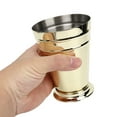 thumbnail image 3 of Vaso de chupito de acero inoxidable de 400 ml para Mojito Mint Julep Bebidas mixtas Bebidas Home Bar DrinkingGold 400ML, 3 of 12