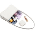 thumbnail image 5 of WSRYDJDL Bolso pequeño para mujer, bolsos de hombro ajustables, bolso de mano con patrón de cocodrilo con cierre de cremallera, retro, 5 of 5