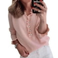 thumbnail image 2 of Vedolay Sweaters for Women Oversized Pullover Sweaters Tops Pink,XL, 2 of 2
